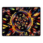 Spiky Abstract Fleece Blanket (Small) 50 x40  Blanket Front