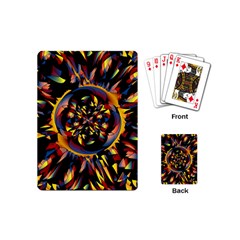 Spiky Abstract Playing Cards (mini)  by linceazul