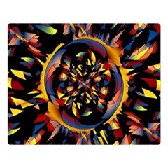 Spiky Abstract Double Sided Flano Blanket (large)  by linceazul