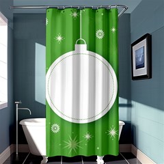 Christmas Bauble Ball Shower Curtain 36  X 72  (stall)  by BangZart