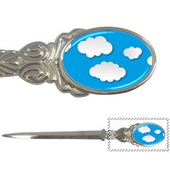 Clouds Sky Background Comic Letter Openers by BangZart