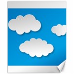 Clouds Sky Background Comic Canvas 16  x 20   15.75 x19.29  Canvas - 1