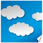 Clouds Sky Background Comic Canvas 20  x 20   19 x19.27  Canvas - 1