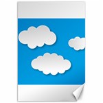 Clouds Sky Background Comic Canvas 20  x 30   19.62 x28.9  Canvas - 1