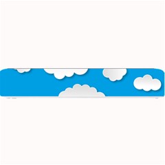 Clouds Sky Background Comic Small Bar Mats by BangZart