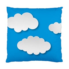 Clouds Sky Background Comic Standard Cushion Case (one Side) by BangZart