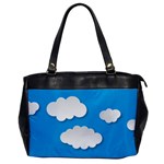 Clouds Sky Background Comic Office Handbags Front