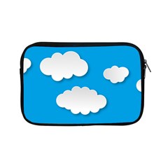 Clouds Sky Background Comic Apple Ipad Mini Zipper Cases by BangZart