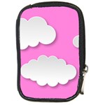 Clouds Sky Pink Comic Background Compact Camera Cases Front