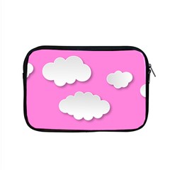 Clouds Sky Pink Comic Background Apple Macbook Pro 15  Zipper Case by BangZart