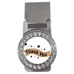 Thank You Lettering Thank You Ornament Banner Money Clips (cz)  by BangZart