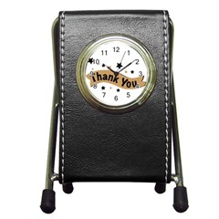 Thank You Lettering Thank You Ornament Banner Pen Holder Desk Clocks by BangZart