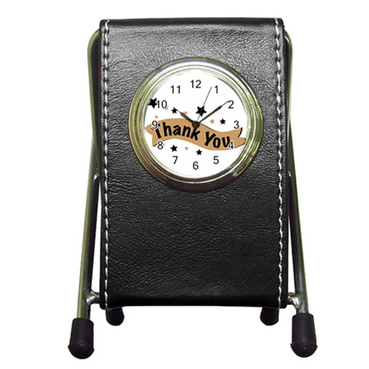 Thank You Lettering Thank You Ornament Banner Pen Holder Desk Clocks