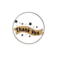 Thank You Lettering Thank You Ornament Banner Hat Clip Ball Marker by BangZart