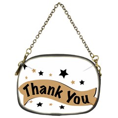 Thank You Lettering Thank You Ornament Banner Chain Purses (one Side)  by BangZart