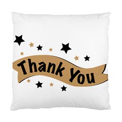 Thank You Lettering Thank You Ornament Banner Standard Cushion Case (one Side) by BangZart