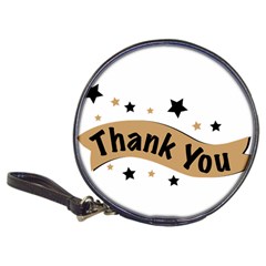 Thank You Lettering Thank You Ornament Banner Classic 20-cd Wallets by BangZart