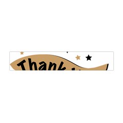 Thank You Lettering Thank You Ornament Banner Flano Scarf (mini) by BangZart