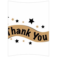 Thank You Lettering Thank You Ornament Banner Back Support Cushion