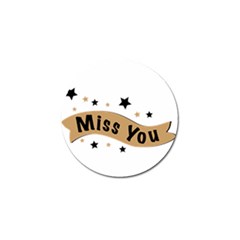 Lettering Miss You Banner Golf Ball Marker (4 Pack) by BangZart