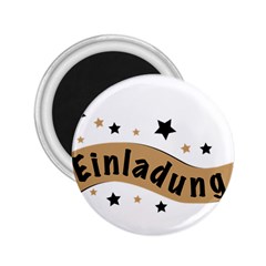 Einladung Lettering Invitation Banner 2 25  Magnets by BangZart