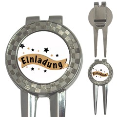 Einladung Lettering Invitation Banner 3-in-1 Golf Divots by BangZart