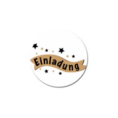 Einladung Lettering Invitation Banner Golf Ball Marker (4 Pack) by BangZart