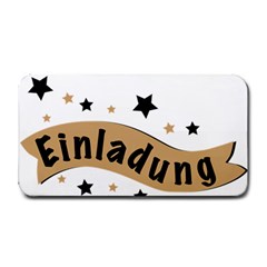 Einladung Lettering Invitation Banner Medium Bar Mats by BangZart