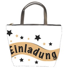 Einladung Lettering Invitation Banner Bucket Bags by BangZart