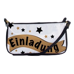 Einladung Lettering Invitation Banner Shoulder Clutch Bags by BangZart