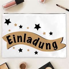 Einladung Lettering Invitation Banner Cosmetic Bag (xxl)  by BangZart