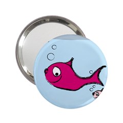 Fish Swarm Meeresbewohner Creature 2 25  Handbag Mirrors by BangZart