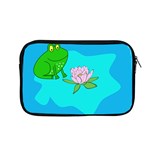 Frog Flower Lilypad Lily Pad Water Apple MacBook Pro 13  Zipper Case Front