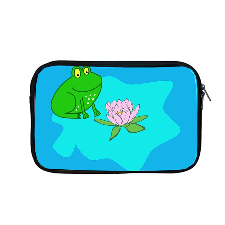 Frog Flower Lilypad Lily Pad Water Apple MacBook Pro 13  Zipper Case