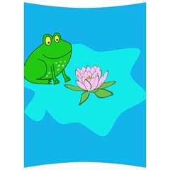 Frog Flower Lilypad Lily Pad Water Back Support Cushion