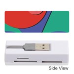 Clipart Portrait Illustration Memory Card Reader (Stick)  Front