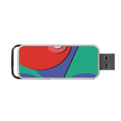 Clipart Portrait Illustration Portable Usb Flash (one Side) by BangZart