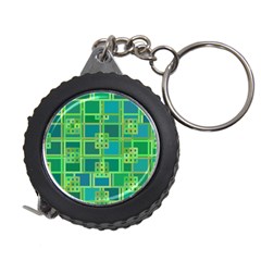 Green Abstract Geometric Measuring Tape by BangZart