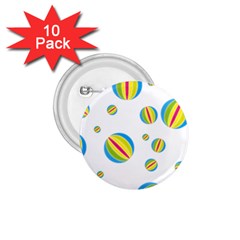 Balloon Ball District Colorful 1 75  Buttons (10 Pack) by BangZart