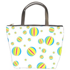 Balloon Ball District Colorful Bucket Bags by BangZart