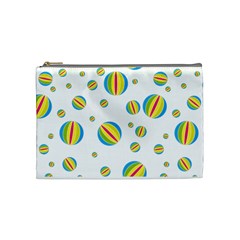 Balloon Ball District Colorful Cosmetic Bag (medium)  by BangZart