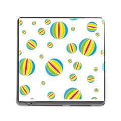 Balloon Ball District Colorful Memory Card Reader (square) by BangZart