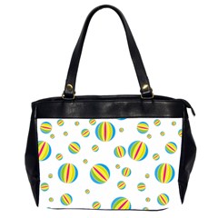 Balloon Ball District Colorful Office Handbags (2 Sides)  by BangZart