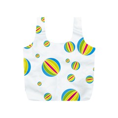 Balloon Ball District Colorful Full Print Recycle Bags (s)  by BangZart