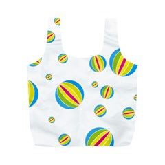 Balloon Ball District Colorful Full Print Recycle Bags (m)  by BangZart