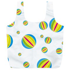 Balloon Ball District Colorful Full Print Recycle Bags (l)  by BangZart