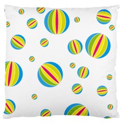 Balloon Ball District Colorful Standard Flano Cushion Case (two Sides) by BangZart