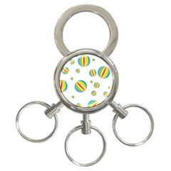 Balloon Ball District Colorful 3-ring Key Chains by BangZart