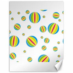 Balloon Ball District Colorful Canvas 12  X 16   by BangZart