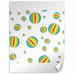 Balloon Ball District Colorful Canvas 18  X 24   by BangZart